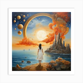 Default Title Time Of Tides Description The Painting Depicts A 3 Art Print