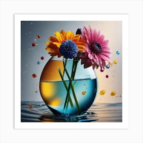 Flowers In A Vase 96 Art Print