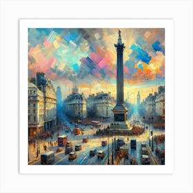 Nelsons Column Art Print