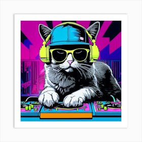 Dj Paws Art Print