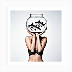 Fish Bowl 25 Art Print