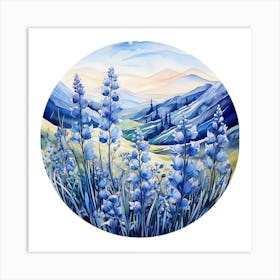 Blue Lupine Art Print