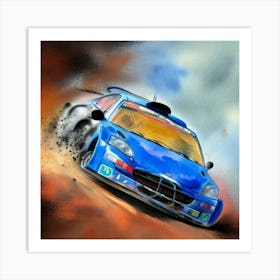 Rally Car Art Print