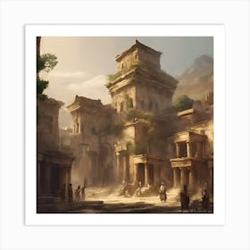 Ancient City Art Print