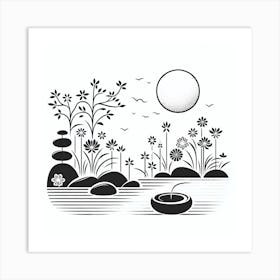 Zen Garden Art Print