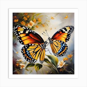 Butterfly Painting 51 Art Print