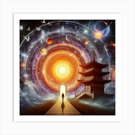 Psychedelic Space Art Print