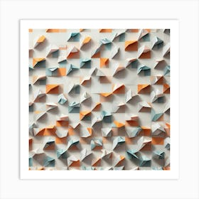 Origami Wall Art Print