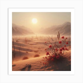 Desert nature 2 Art Print