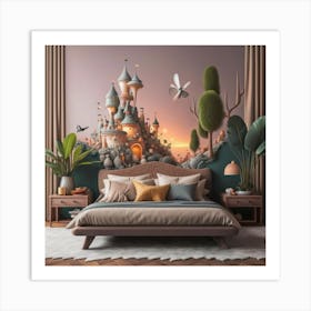 Fairytale Castle Art Print