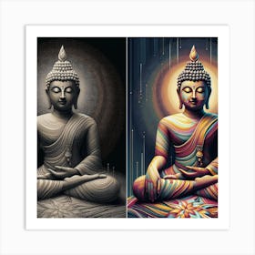 Buddha Painting 5 Art Print