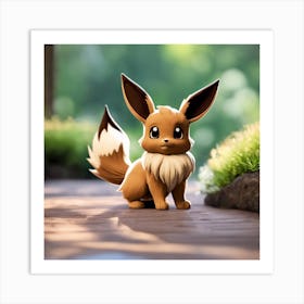 Pokemon Eevee 2 Art Print