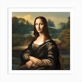 Mona Lisa de Magnifico I Art Print