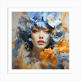 Flower Girl Art Print