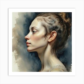 Portrait Of A Woman 18 Art Print