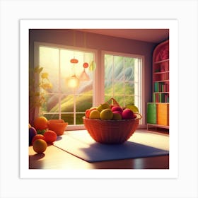 Child'S Room Fruit Basket Art Print