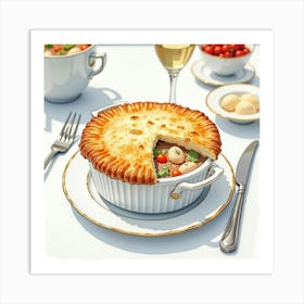 Pot Pie Art Print