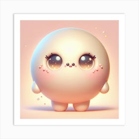 Cuddly Sphere Art Print