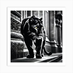 Black Panther 3 Art Print