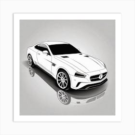 Mercedes Sls Art Print