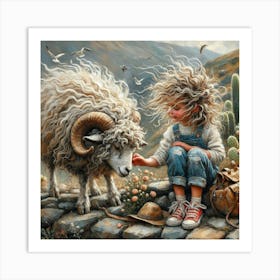 Little Lamb Art Print