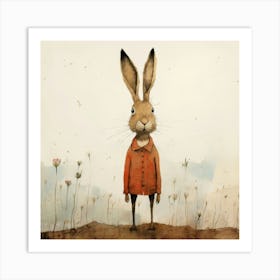 Cute Hare 1 Art Print