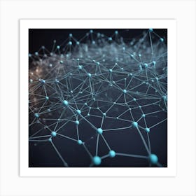 Abstract Network 2 Art Print