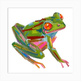 Red Eyed Tree Frog 06 Art Print