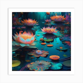 Water Lilies Art Print