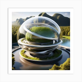 Futuristic Architecture 25 Art Print