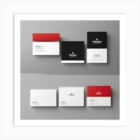 Business Card Mockup 1 Art Print