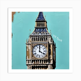 Big Ben Clock Art Print