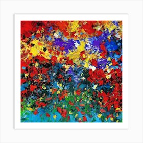 Abstract By Person Art Print