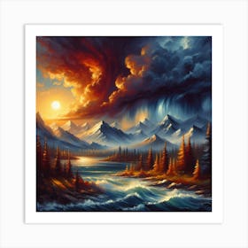 Tempestuous Beauty 14 1 Art Print