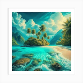 Hawaiian Beach 7 Affiche