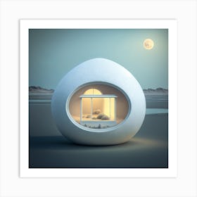 Egg House Art Print