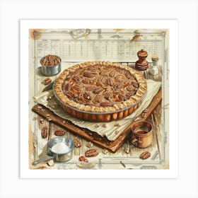 Pecan Pie 1 Art Print