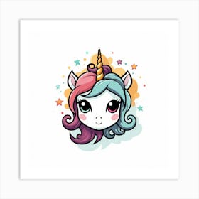 Unicorn 68 Art Print