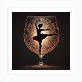 Ballerina Silhouette Art Print