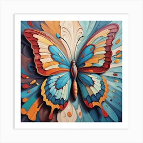 Butterfly Painting Art Print