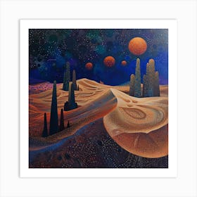 Desert Landscape 1 Art Print