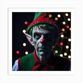 Christmas Elf Art Print