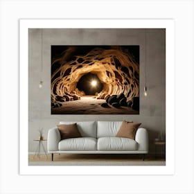 Cave Wall Art Art Print