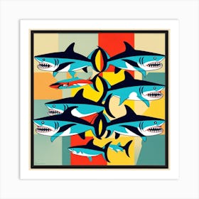 Pisces Jaws Art Print