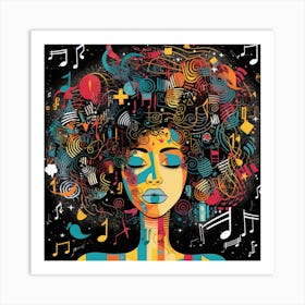 Music Notes 2 Art Print