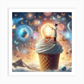 Ice Cream Cone Art Print