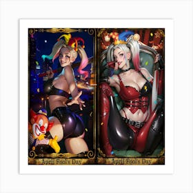 Harley Quinn 10 Art Print