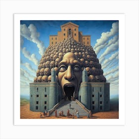 Castle Of Skulls Art Print