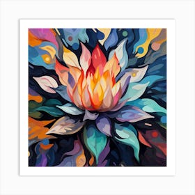 Lotus Flower 10 Art Print