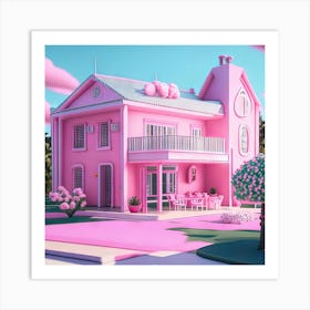 Barbie Dream House (120) Art Print